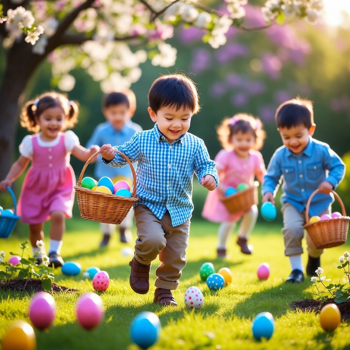 Chasse aux oeufs de Pâques à Joiselle