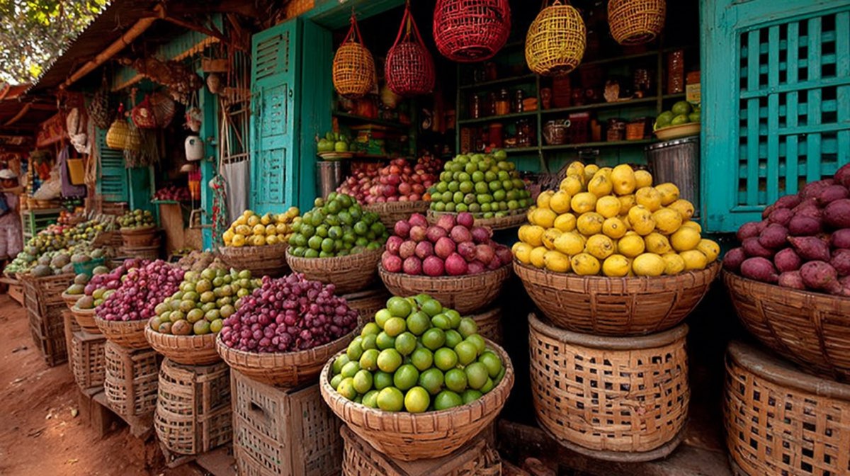 Marché du quartier du Vallon