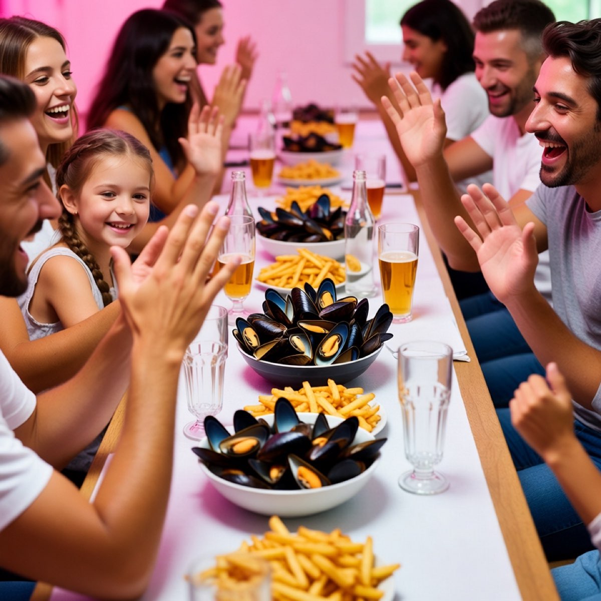 Concert Lenny de "The Voice kids" & repas moules-frites
