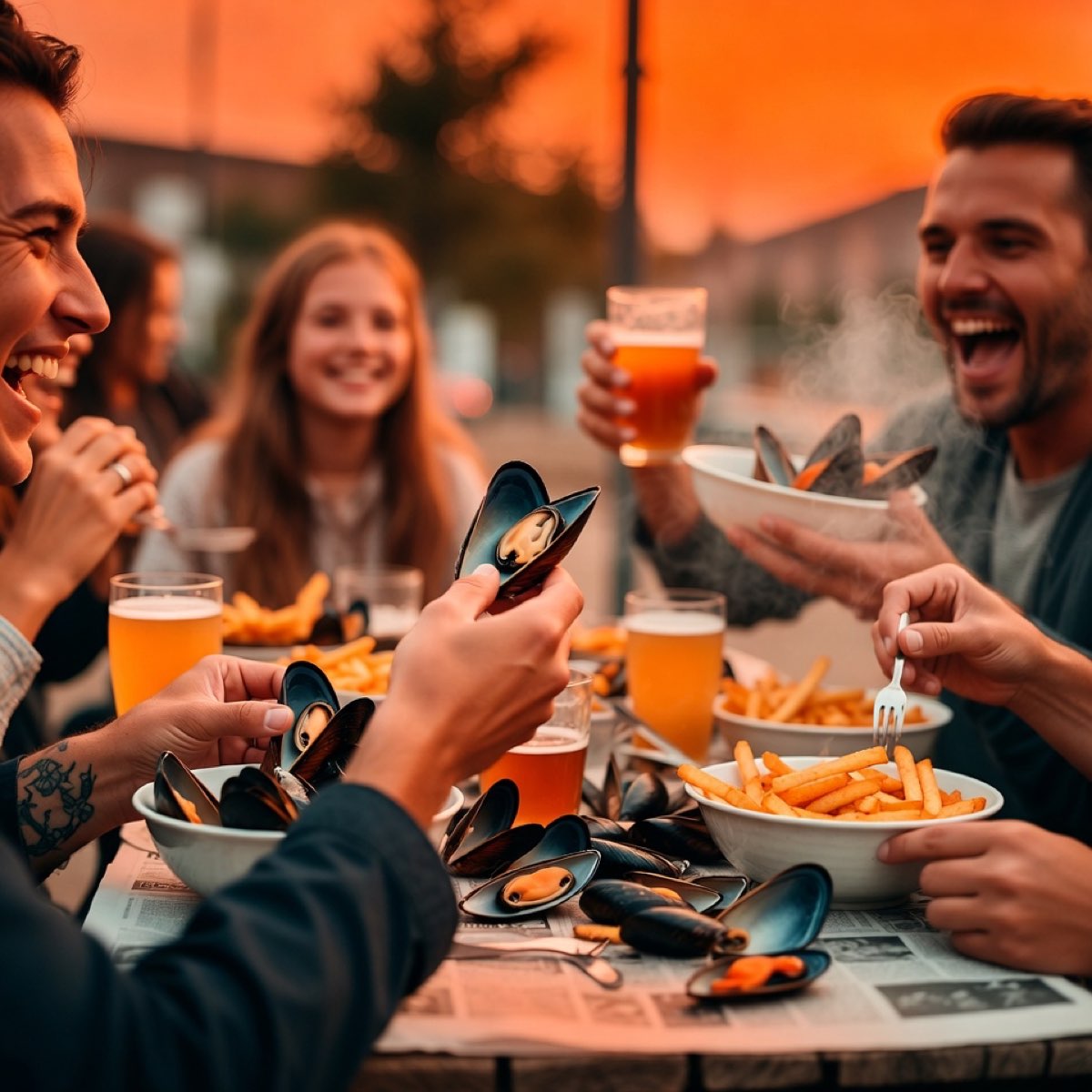 Soirée moules frites