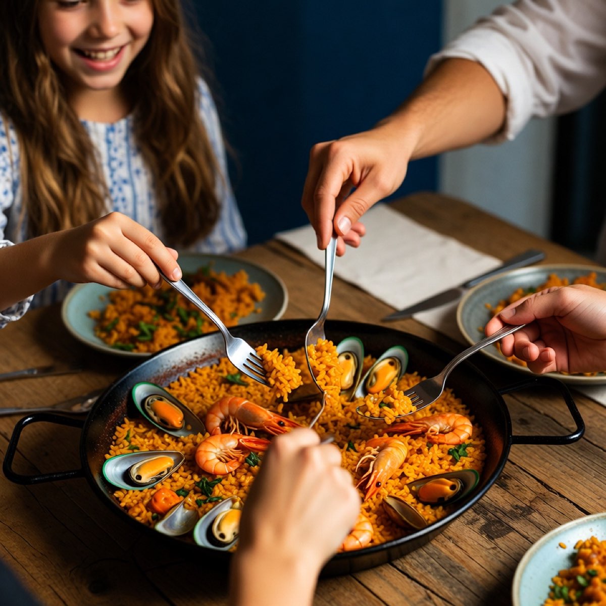 Repas paella