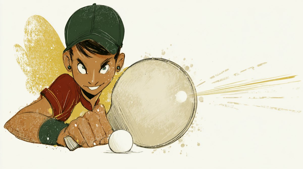 Entrainement de tennis de table