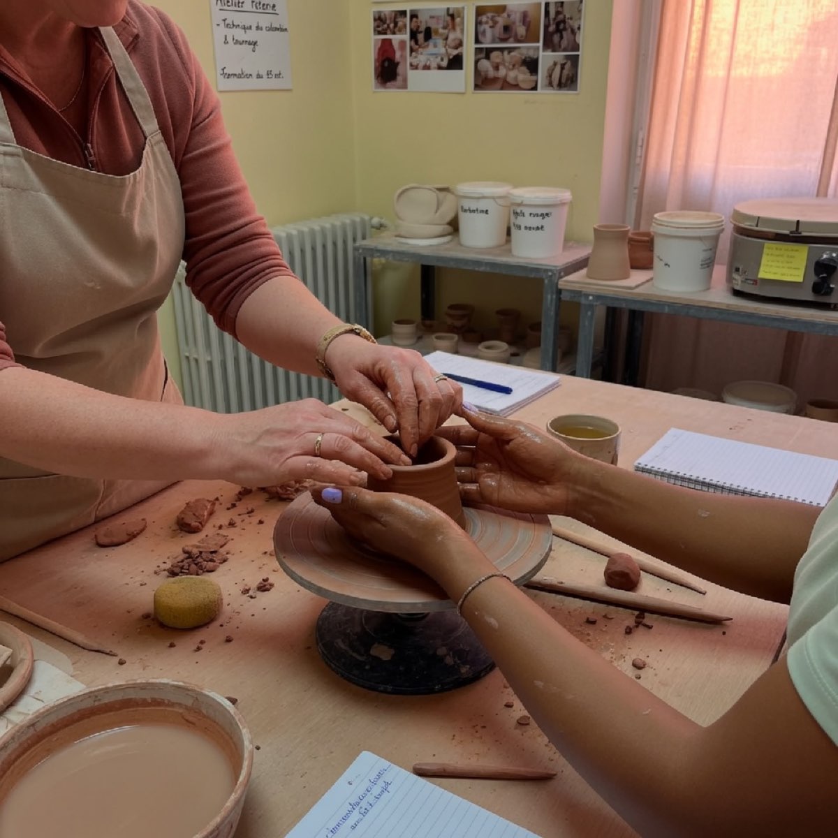 Cours de Poterie - Modelage et tournage