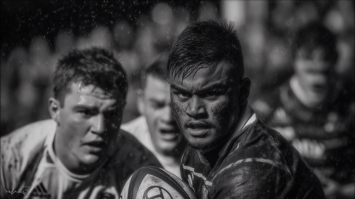 Summer beach rugby
